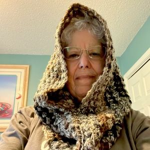 Handmade thick knitted long winter balaclava. See my picture. OS